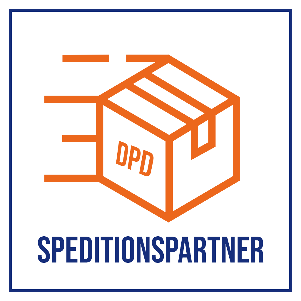 Paketlieferung via DPD & verschiedene Speditionspartner